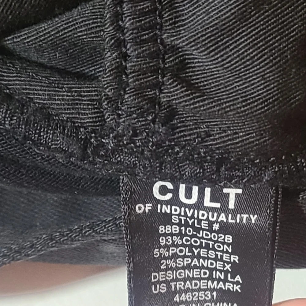 Cult Of Individuality Kids Black Denim Jacket NWOT Size 8